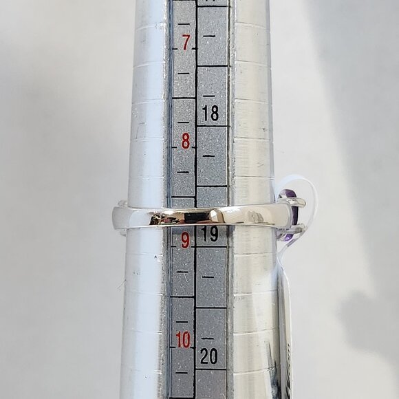 VTG NWT 925 5.00ctw Multi Gemstone 5 Stone Ring Sz 9 - Picture 6 of 7